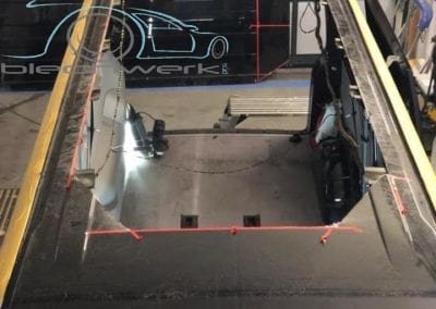 Reimo Dach Einbau am VW Dach aufsägen