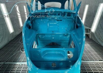 VW Kaefer Ganzlackierung Miami-blau Blechwerk Süd (1)