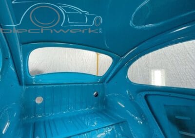 VW Kaefer Ganzlackierung Miami-blau Blechwerk Süd (2)